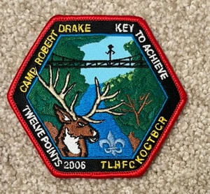 Boy Scout Camp Robert Drake 2006 Patch 2PFR - Picture 1 of 1