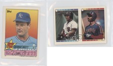 1989 Super Star Sticker Back Cards George Brett Kevin Mitchell Devon White HOF