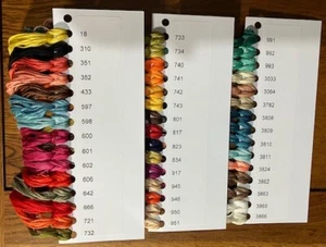 Pre-sorted DMC threads - Pick colours & quantities - 482 solid colours - 4 mtrs - Picture 1 of 3