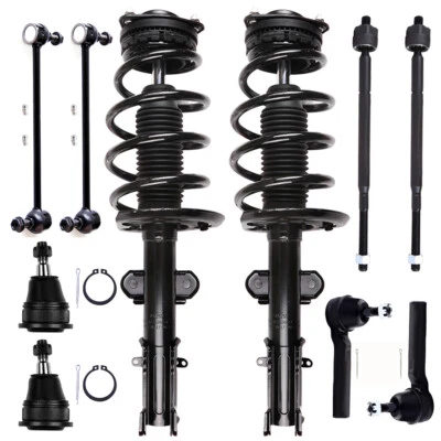 For Chrysler Town & Country 08-16 Front Complete Struts Sway Bar Tie Rods Kit — 第 1/4 张图片