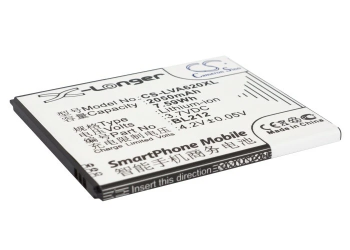 Batería de repuesto Cameron Sino 3.7V 2050mAh Li-ion para móvil Lenovo Foto 1 de 1