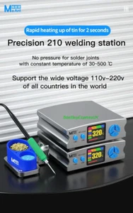 C210 72W Intelligent Soldering Station w. Color Led Display Alloy Chasis UK - Picture 1 of 16