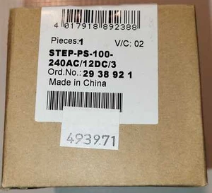 Phoenix Contact  2938921  STEP-PS-100-240AC/12DC/3 Schaltnetzteil OVP - Bild 1 von 1