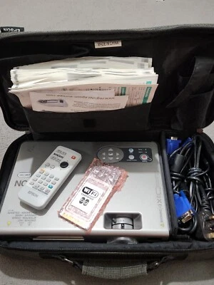 EPSON LCD Projector EMP-745 Powerlite Portable Multimedia 2500 Lumens Only 444H  - Image 1 of 4