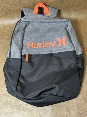 Mochila Hurley’s Boys One And Only gris y negra nueva sin etiquetas Foto 1 de 4