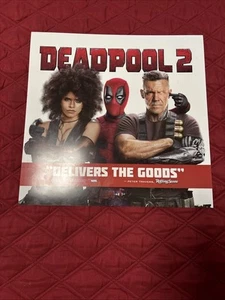 Deadpool 2 Ryan Reynolds Redbox Sign Plastic Ad Movie Poster 14" Wall Decor - Picture 1 of 3