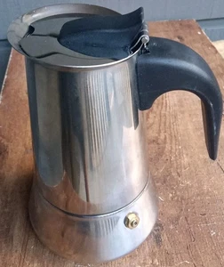 Moka Stainless Steel Italian Stovetop Espresso Coffee Maker - Picture 1 of 7