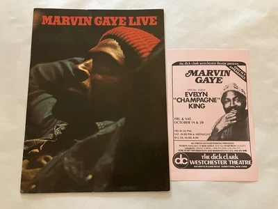 Marvin Gaye Westchester Theatre Concert Program and Promo Flyer, October 1974 - Image 1 of 4