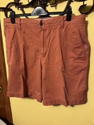 Pantalones cortos de agua salada izod para hombre talla 38 naranja melocotón bolsillos delanteros planos Foto 1 de 4