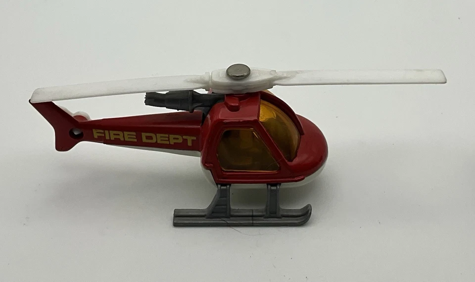 1988 Matchbox Fire Department Helicopter - Loose Car - Image 1 of 4