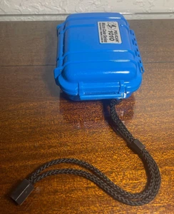 Pelican 1010 Micro Case Blue Used Waterproof Drop Proof Hard Protective Case - Picture 1 of 11