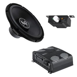 Audiopipe Pro 15" 500W 4-Ohm Subwoofer + 1500W Class D Full-Range Amp Combo - Picture 1 of 9