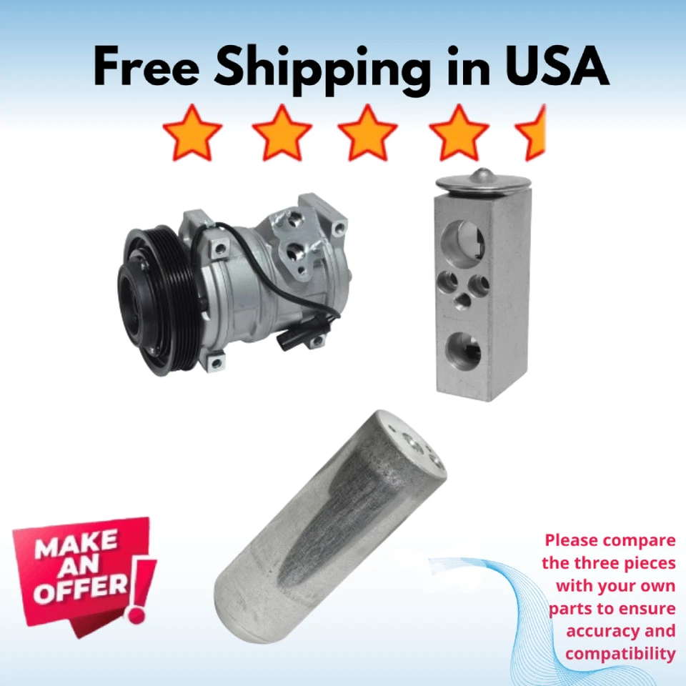 Kit compresor aire acondicionado apto para Dodge Caravan 2005-2007 Foto 1 de 1