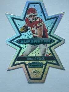 TRAVIS KELCE Superstar Die Cut! 2024 PANINI CONTENDERS #9 Case Hit SSP - Picture 1 of 2