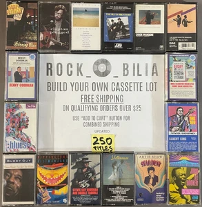 BLUES JAZZ FOLK ROCK BUY $25 GET FREE SHIPPING BUILD YOUR LOT CASSETTE TAPES - Picture 1 of 320