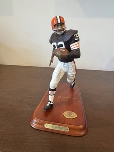 Estatuilla, estatua de fútbol americano NFL Danbury Mint Jim Brown Cleveland Browns - Imagen 1 de 10
