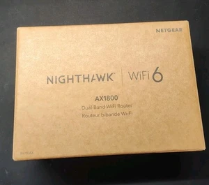 Netgear R6700AX WiFi 6 Router AX1800 Dual Band WLAN bis zu 1,8 Gbit/s 1500 Quadratfuß - Bild 1 von 2