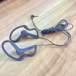 Sony MDR-AS210 Sport Aktiv Clip-On Grau Ohrhörer Headphones Wasserdicht - Bild 1 von 5