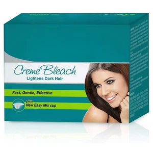 Jolen Creme bleach Lightens Dark Facial Hair Cream and new easy mix cup - Picture 1 of 5