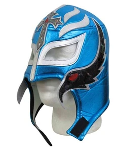 Rey Mysterio Lucha Libre Wrestling Maske (Profit) Kostümkleidung - Puderblau - Bild 1 von 5