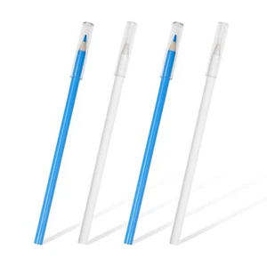 Sew Combo 4Pcs Chalk Marking Pencil for Sewing 2Pcs of White & 2Pcs of Blue - Picture 1 of 6