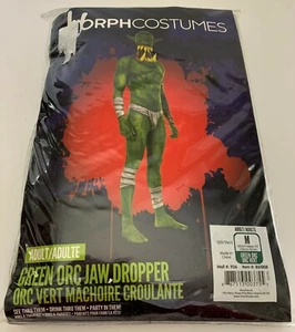 MorphCostumes GREEN ORC JAW DROPPER Costume M NEW MORPH SUIT 1pc BODYSUIT Medium - Picture 1 of 1