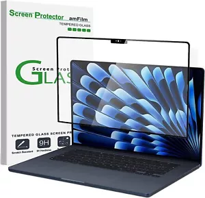 amFilm für MacBook Air 15 Zoll (2023, M2) Hartglas Displayschutzfolie - Bild 1 von 6
