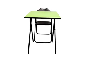 Prüfung Schreibtisch Studium Klassenzimmer Laptop Computer Klapptisch & Stuhl - Bild 1 von 14