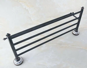 Oil Rubbed Bronze Bathroom Accessories Towel Rack,towel Shelf With Bar Zba751 - Picture 1 of 8