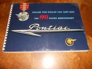1951 PONTIAC DEALER SHOWROOM ALBUM / '51 MANUAL / BROCHURE OVERLAYS / UNUSED!!! - Picture 1 of 12