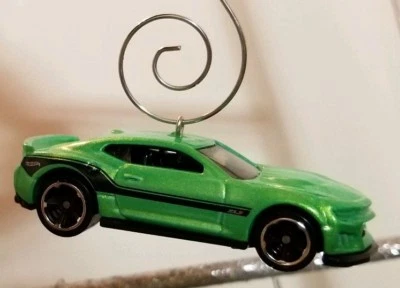 Adorno de Navidad Diecast 2017 Camaro ZL1 verde personalizado Foto 1 de 4