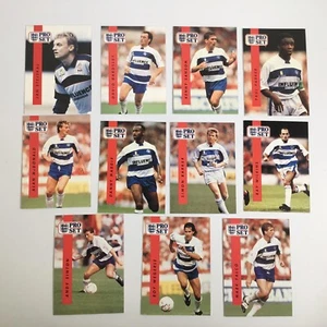 PRO SET Fußball 1990/91 Komplettset mit 11 Queens Park Rangers Karten - Bild 1 von 14
