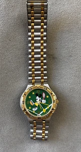 RELOJ TENIS VINTAGE DISNEY JAZ MICKEY MOUSE JUGANDO - ¡BOLA SEGUNDA MANO! - Imagen 1 de 5