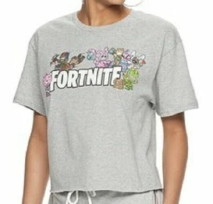 Camiseta para mujer Fortnite Chibi Group en gris talla XXL nueva - Imagen 1 de 1