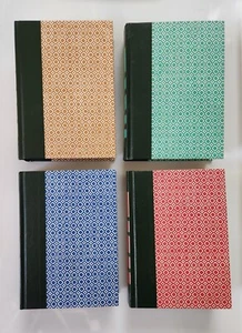 Reader's Digest Condensed Books 1982 Volumes 2-5 Patterned Covers Decor - Picture 1 of 9