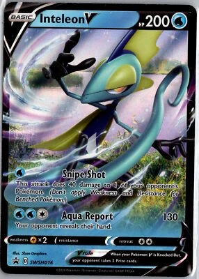 Inteleon V SWSH: Sword & Shield Promo Cards #SWSH016 Promo - Image 1 of 2