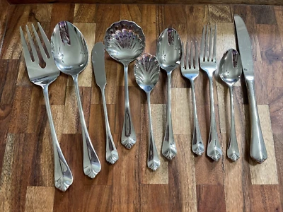 Cubiertos de cubiertos brillantes de acero inoxidable International Park Hill TU ELECCIÓN Foto 1 de 4