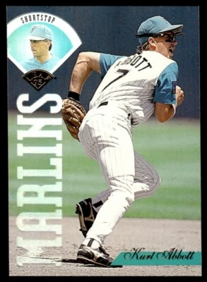 1995 Leaf #191 Kurt Abbott Florida Marlins - Image 1 of 2