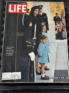 LIFE Magazine December 6 1963 JFK Kennedy Funeral Jackie Caroline John Jr. - Picture 1 of 16