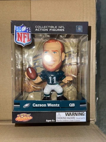 Carson Wentz Philadelphia Eagles Big Shot Baller NFL Action Figure Cover