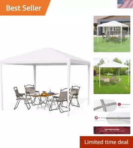 Portable Waterproof Outdoor Tent - 10ft Canopy for Events & Backyard Gatherings - Picture 1 of 10