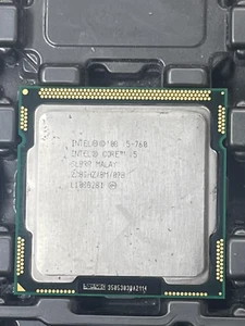 Intel Core i5-760 Socket LGA1156 2.80-3.33GHz Quad-Core SLBRP CPU Processor - Picture 1 of 1