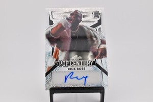 2023 Leaf Pop Century Rick Ross 1st POP AUTO Silver Mojo #'d 8 /15 BA-RR2