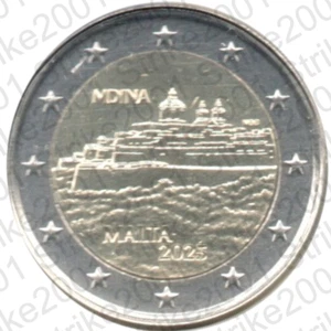 NEW !! 2 EURO Commemorativo MALTA 2025 Mdina fdc NEW !! - Picture 1 of 1