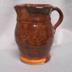 2 3/4" Jamestown Festival Park Pottery Pitcher Rust Red color - Picture 1 of 6