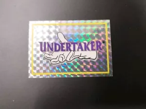 WWF The Undertaker Hologram Merlin Sticker 69 1993 WWF Bret Hart Album - Picture 1 of 2