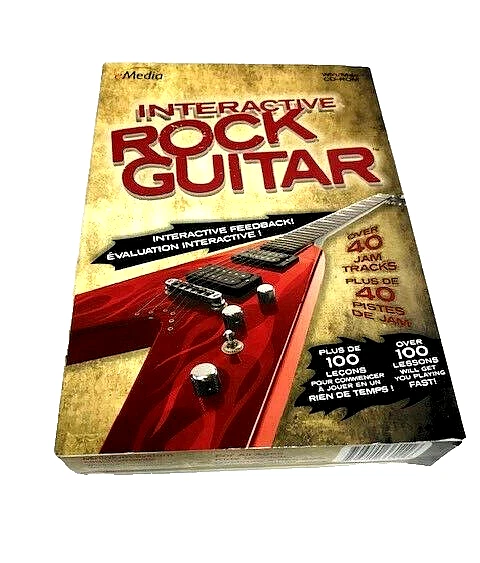 eMedia Interactive Rock Guitar PC WIN/MAC NEW! - Image 1 of 2
