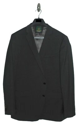 NWOT Men's 48L CRICKETEER Dallass Wool Blend Suit Sport Coat in Charcoal Grey - Image 1 of 4