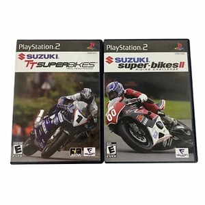 Suzuki TT Superbikes Real Road Racing & Superbikes II PS2 Game Lot - Complete - Bild 1 von 5
