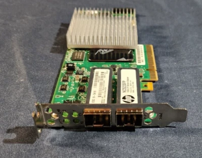 HP Dual 10GbE NC523SFP Dual SFP+ NIC Low Profile Bracket Only - Image 1 of 4